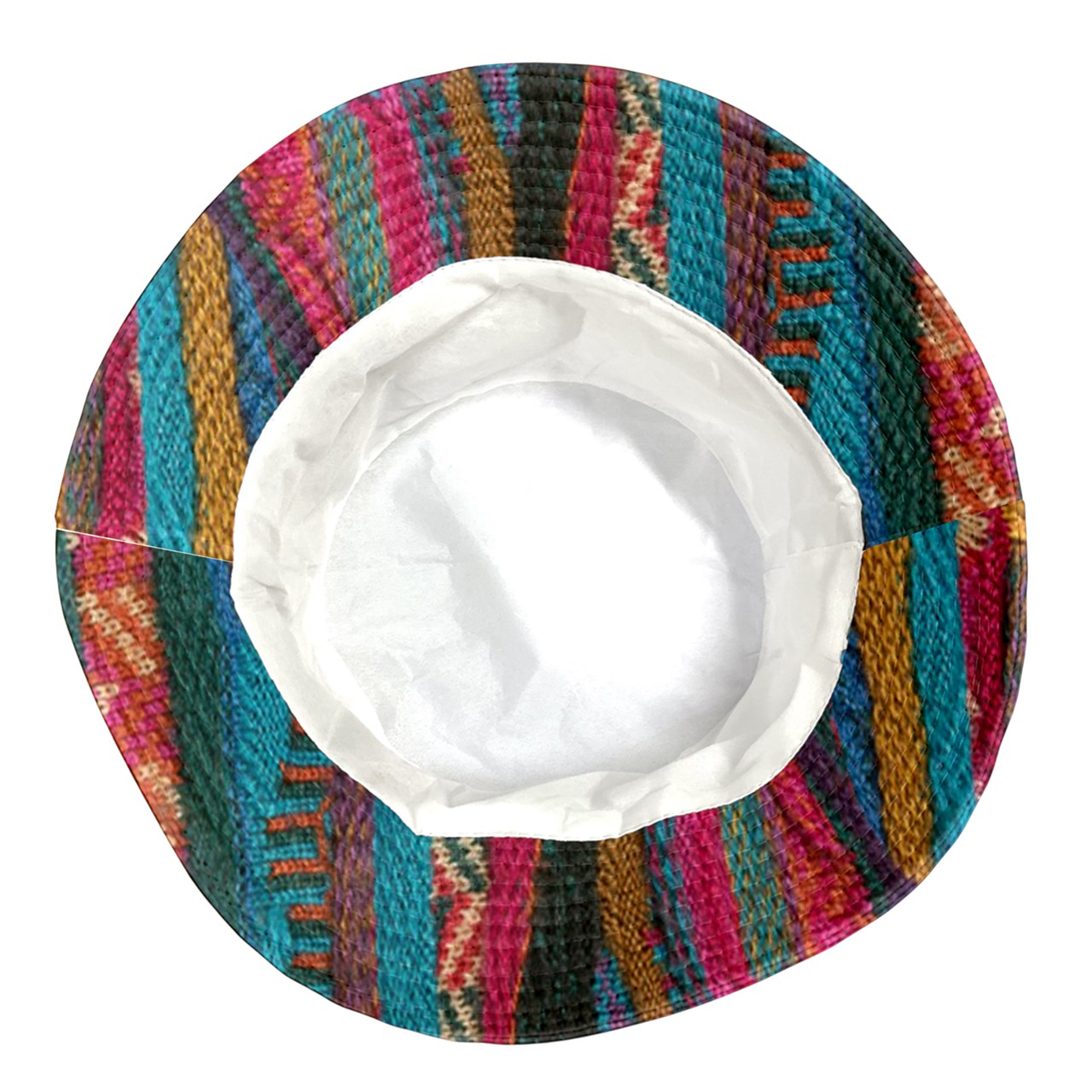Sky Blue Multicolored Buicket Hat