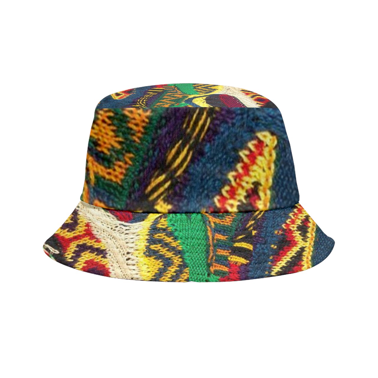 Black Multicolored Bucket Hat