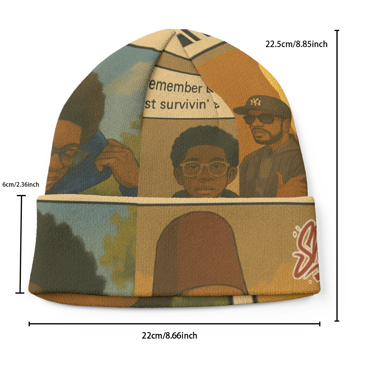 Young Wild And Free Knitted Hat