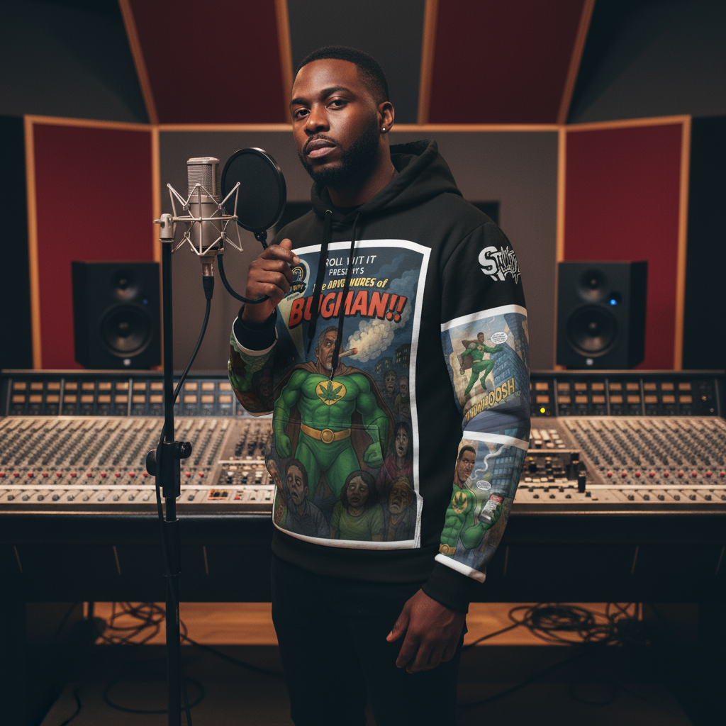 SwagNasty BugMan Unisex Pullover Hoodie | 310GSM Cotton