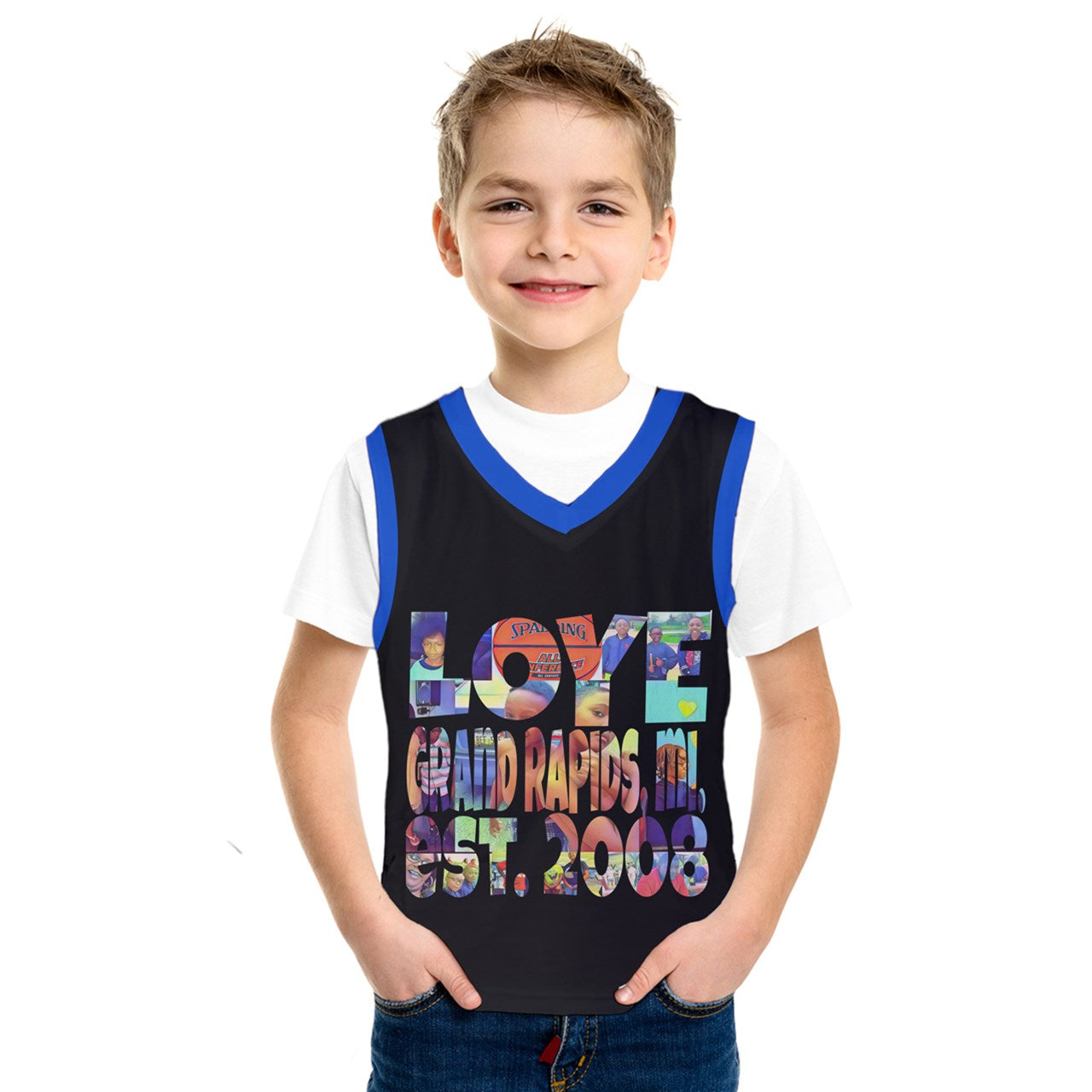 LoYe Kids' Basketball Tank Top