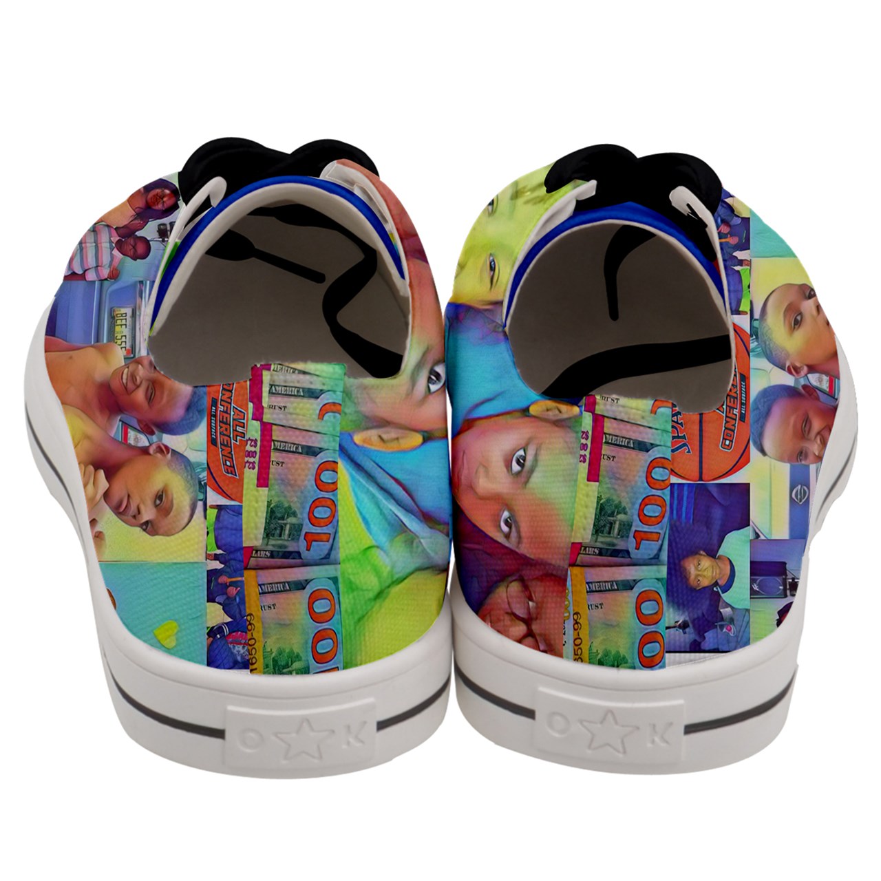 LoYe Low Top Custom Canvas Sneakers (Custom Item contact DtheRebel to make yours)