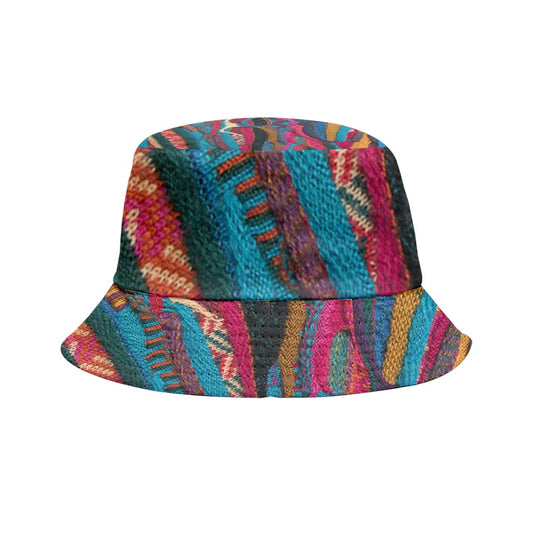 Sky Blue Multicolored Buicket Hat