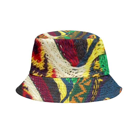Black Multicolored Bucket Hat