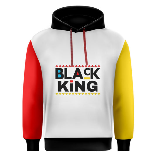 Black King Red White & Yellow Overhead Hoodie