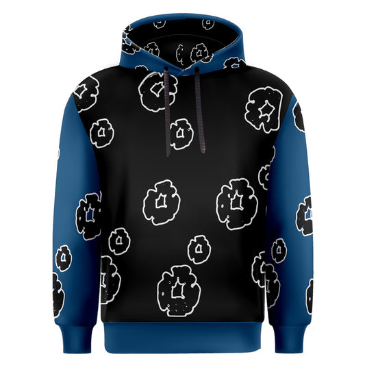 Black & Blue Overhead Hoodie