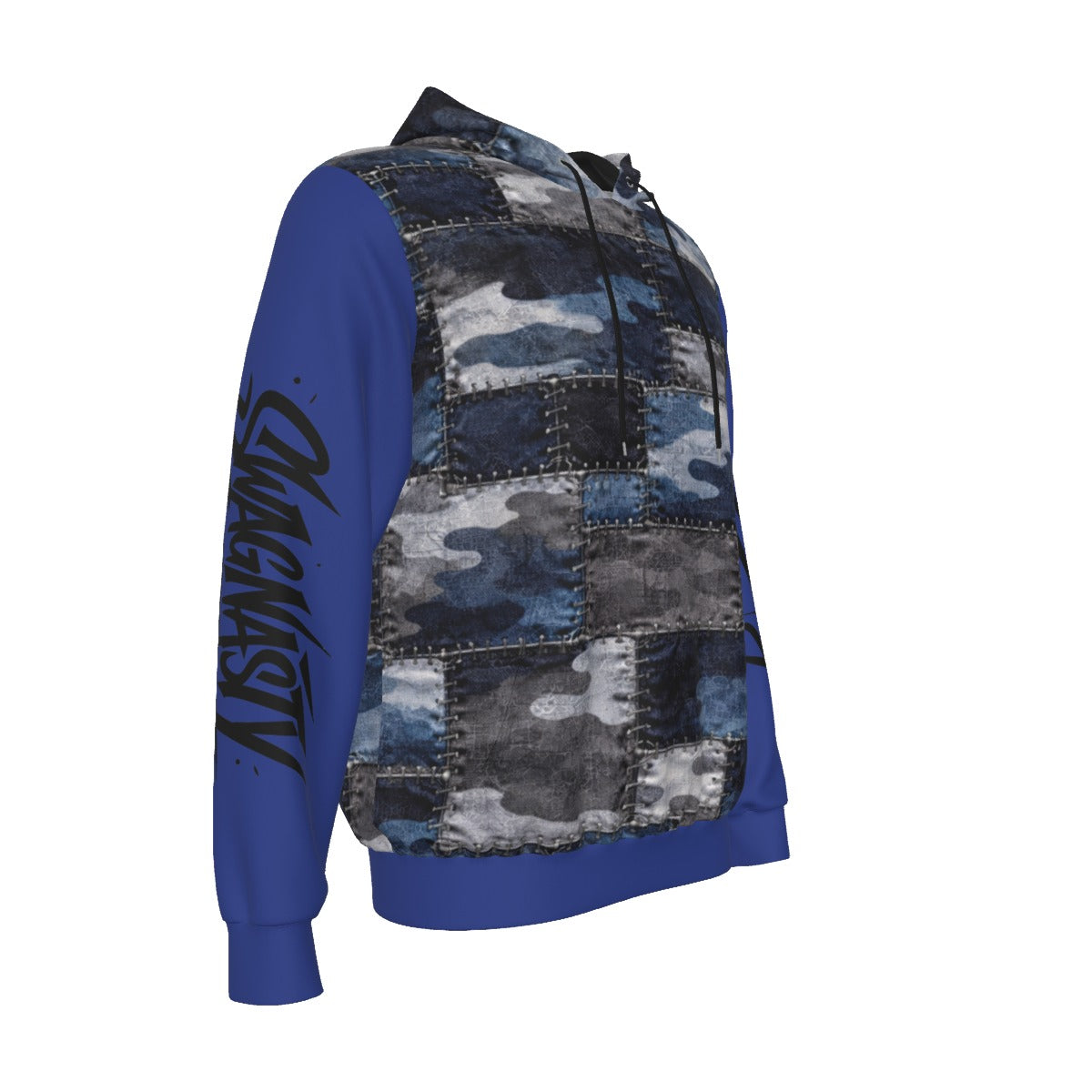 Camo Blue SwagNasty Pullover Hoodie | SwagNasty