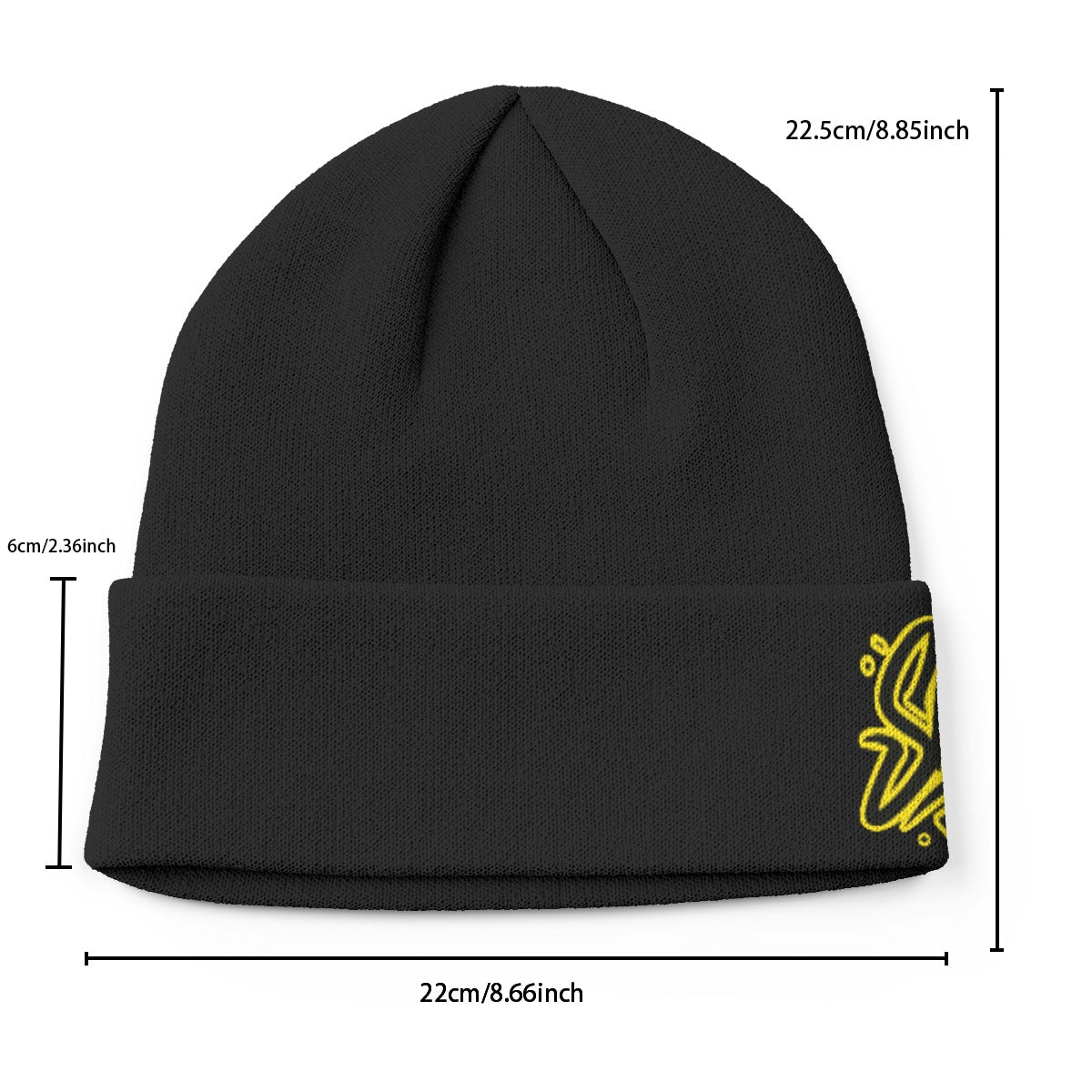 SwagNasty Black Knitted Hat
