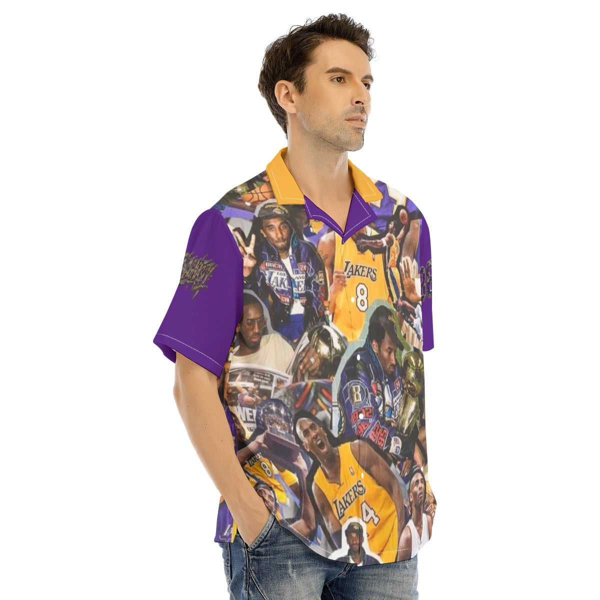 SwagNasty Kobe Button Up Hawiian Shirt