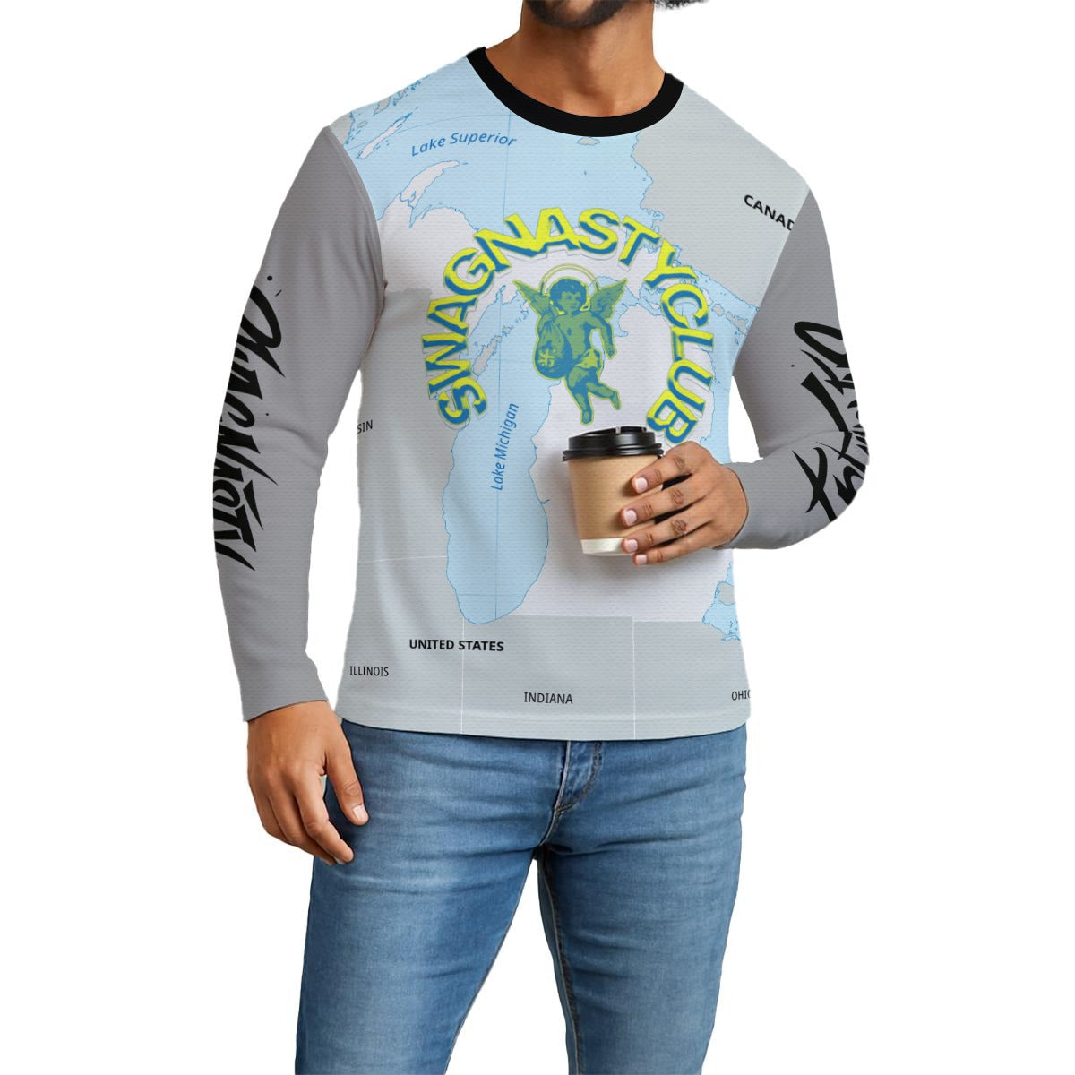 SwagNasty Club Men's Long Sleeve T-Shirt