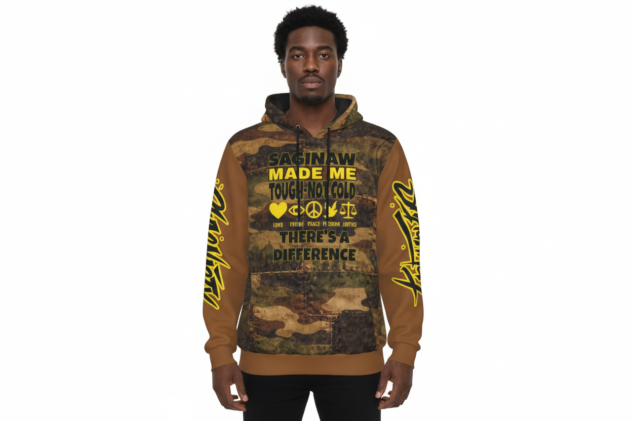 Saginaw Made Me Tough Not Cold Pullover Hoodie | SwagNasty