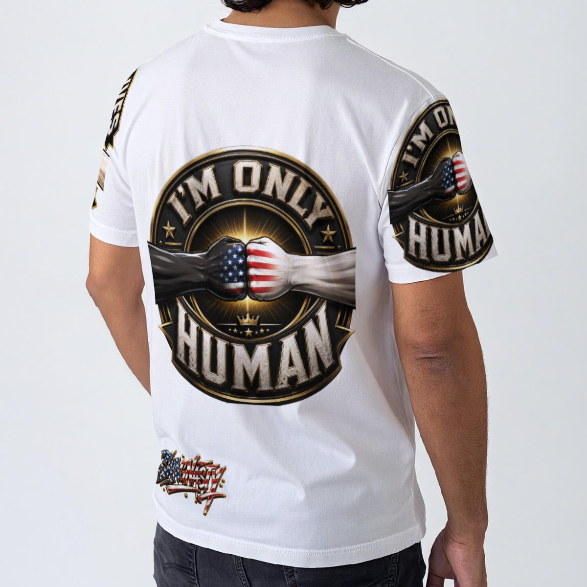 All-Over Print Men's O-Neck T-Shirt | 190GSM Cotton