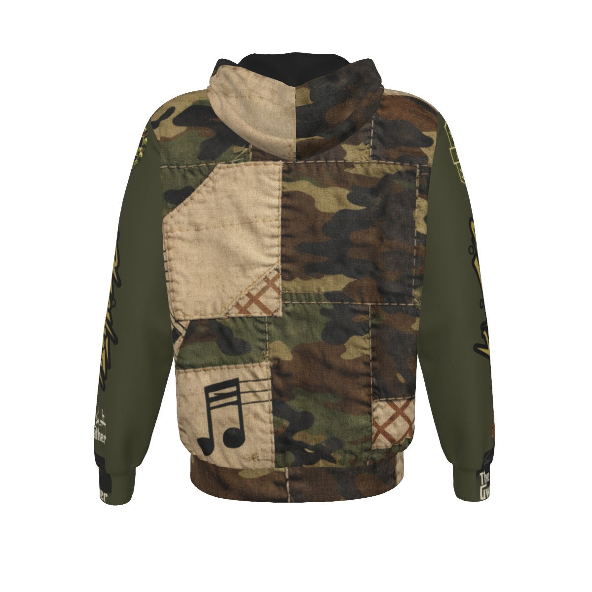 Camo Green Military Brat SwagNasty Pullover Hoodie | Be Your Own Brand