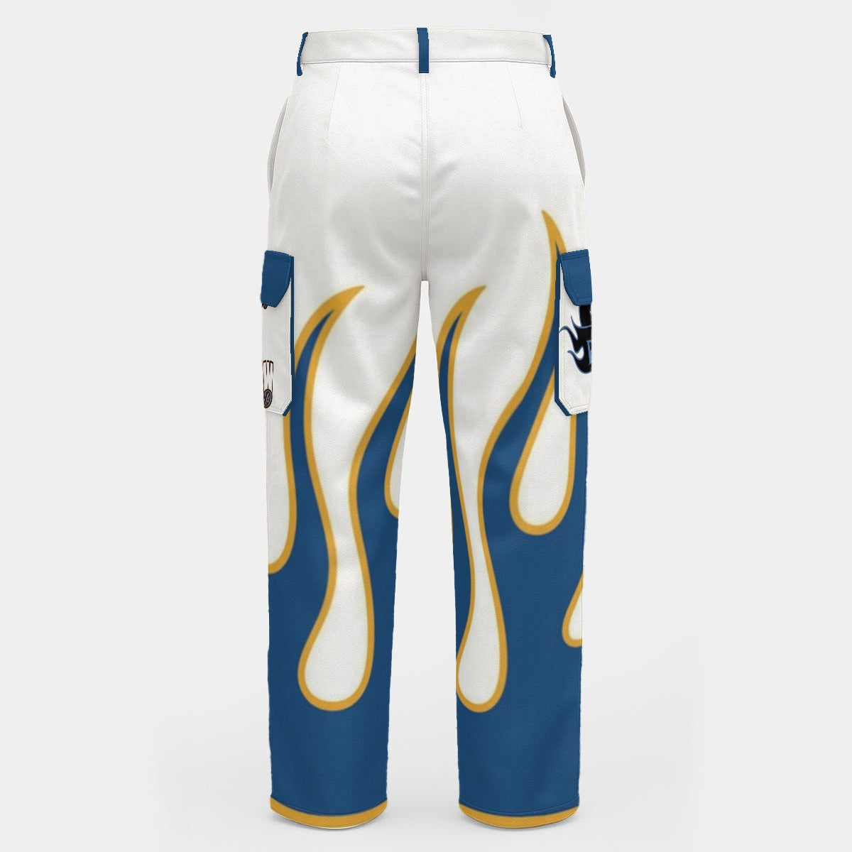 Roll Wit It High Flamed Baby Blue Men's Cargo Pants