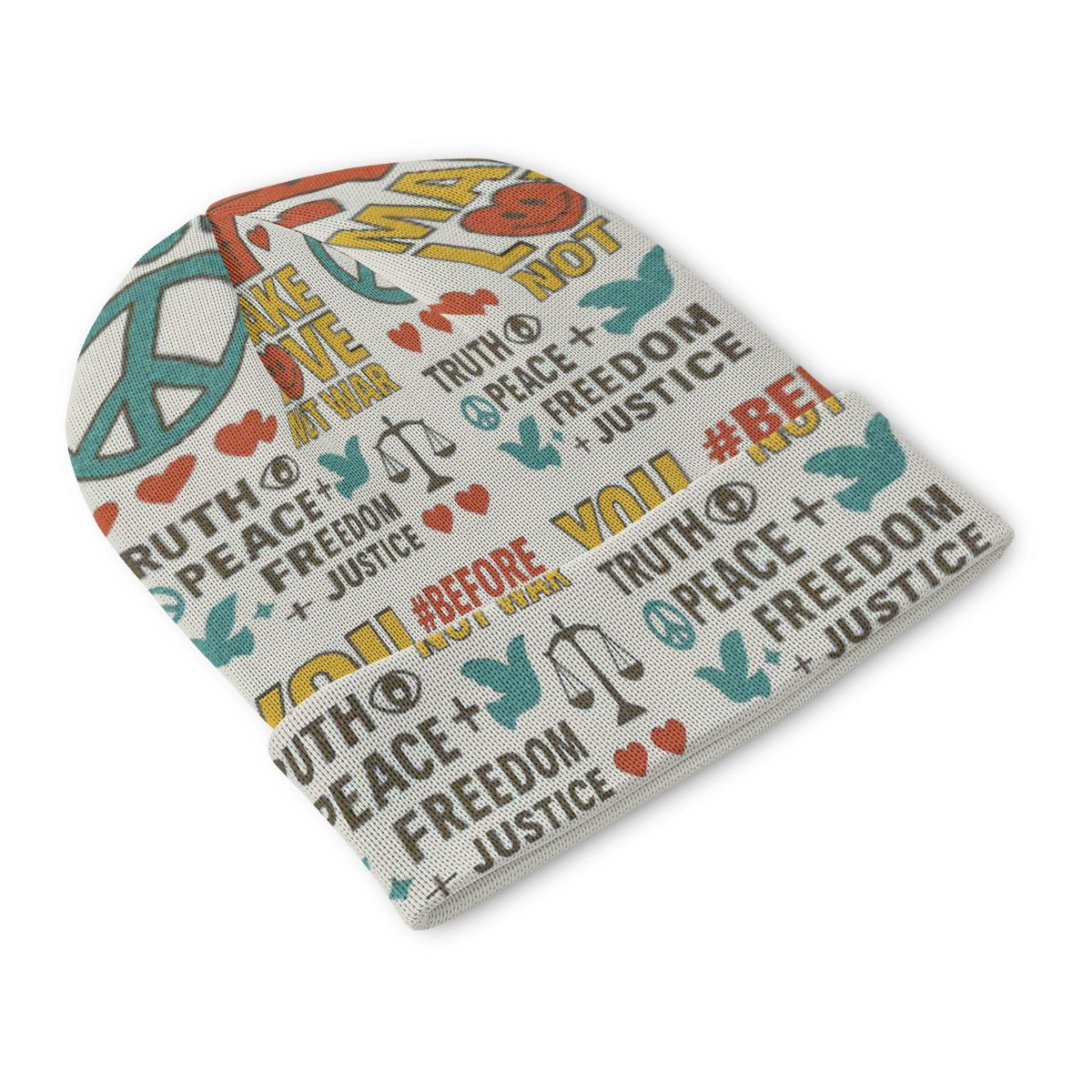 All-Over Print Knitted Hat