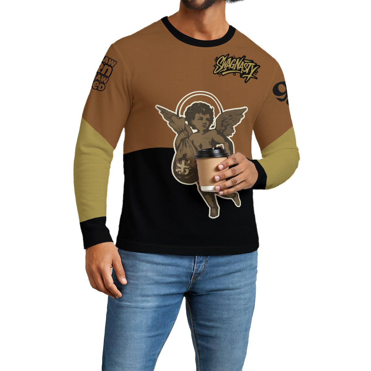 SwagNasty Angel With The Bag Long Sleeve T-Shirt