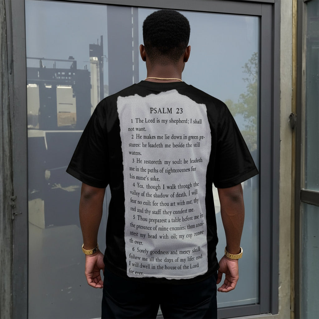 Can't Can Psalm 23 Black Tee