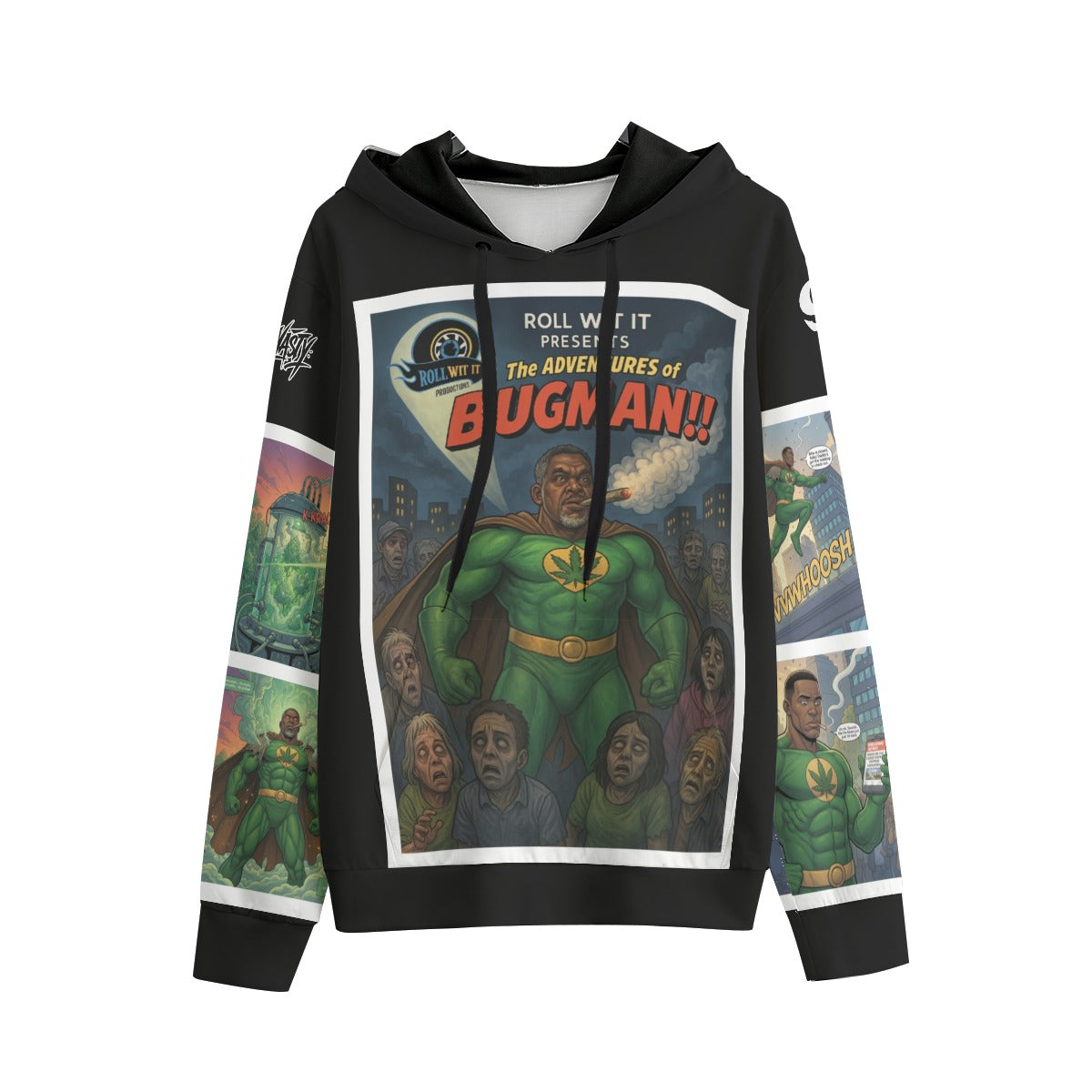SwagNasty BugMan Unisex Pullover Hoodie | 310GSM Cotton