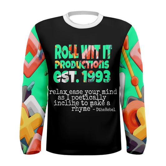Custom DtheRebel Roll Wit it Est. 1993 Men's Long Sleeve Tee