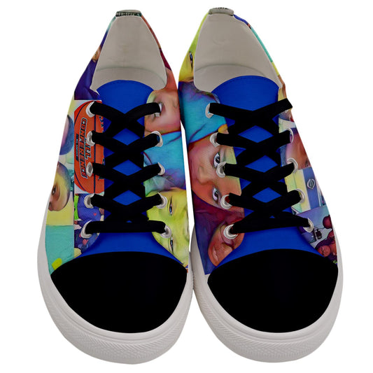 LoYe Low Top Custom Canvas Sneakers  (Custom Item contact DtheRebel to make yours)